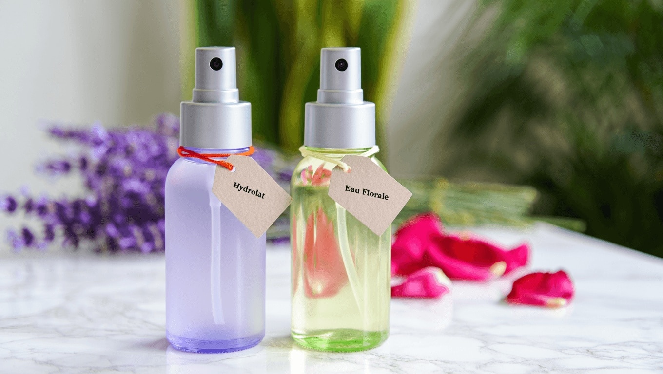 Hydrolat vs eau florale : quelle différence et comment les utiliser ?