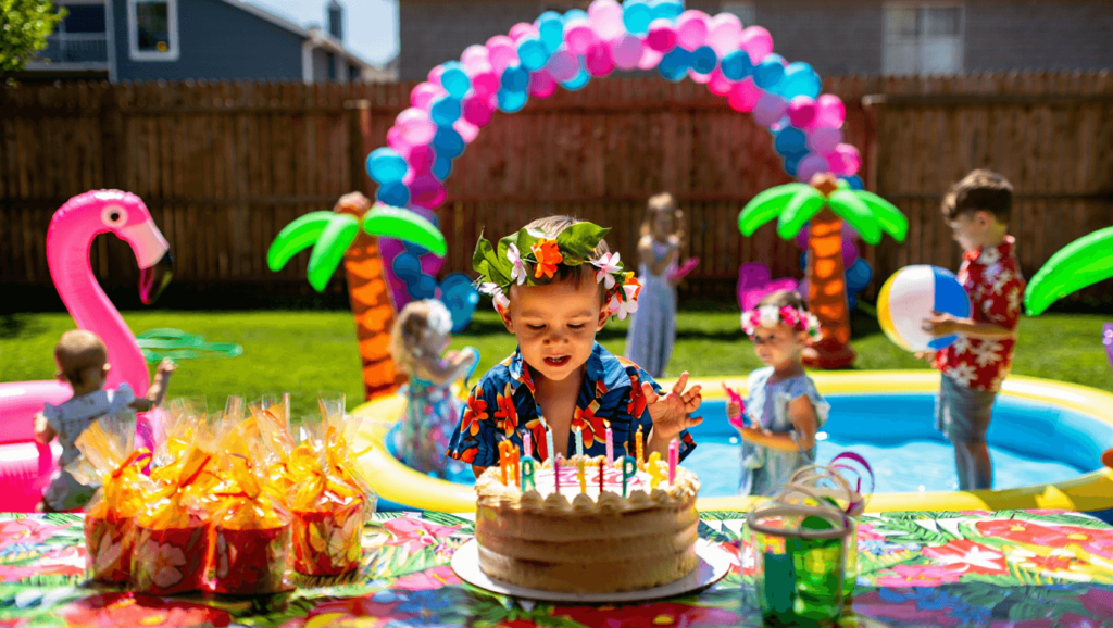 Anniversaire tropical pour les 2 ans de ma Clara