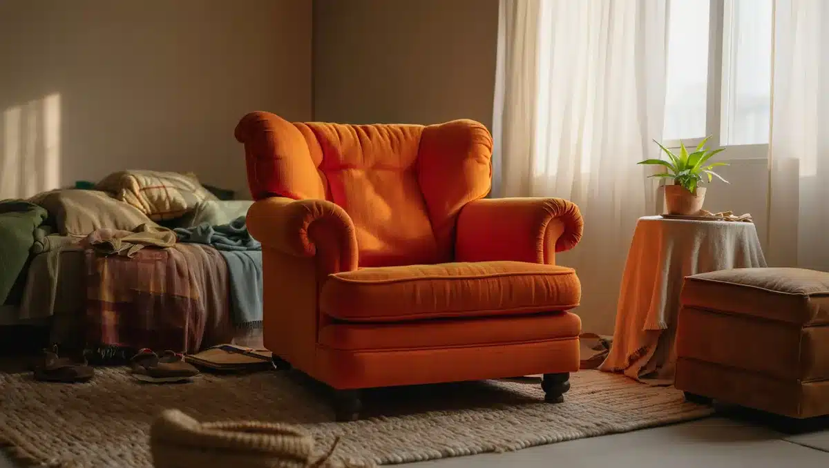 Pièce dominante et équilibre — Si votre pièce principale est très saturée, réservez les autres couleurs à de petites surfaces ou à des matières qui atténuent la couleur, comme le lin ou le cuir mat. À l'inverse, si votre pièce principale