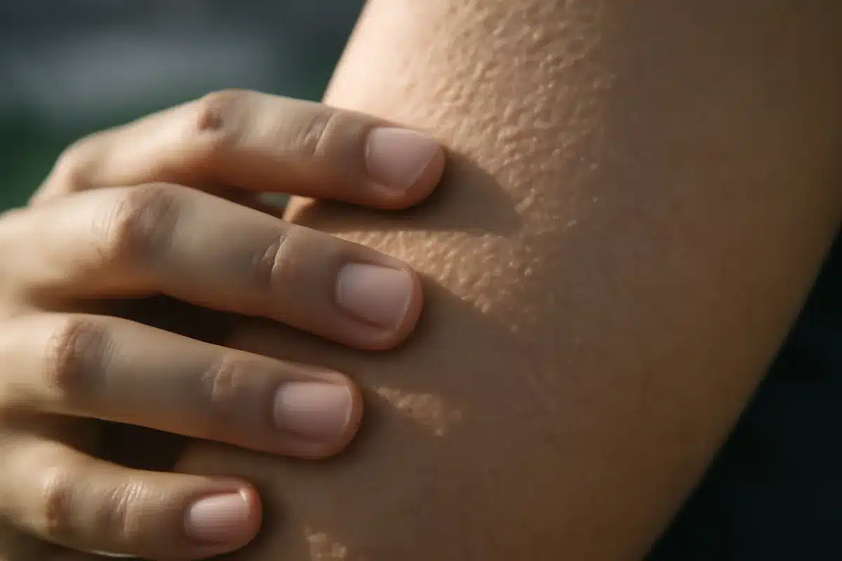 Routines et soins pour lisser une peau granuleuse du visage au corps