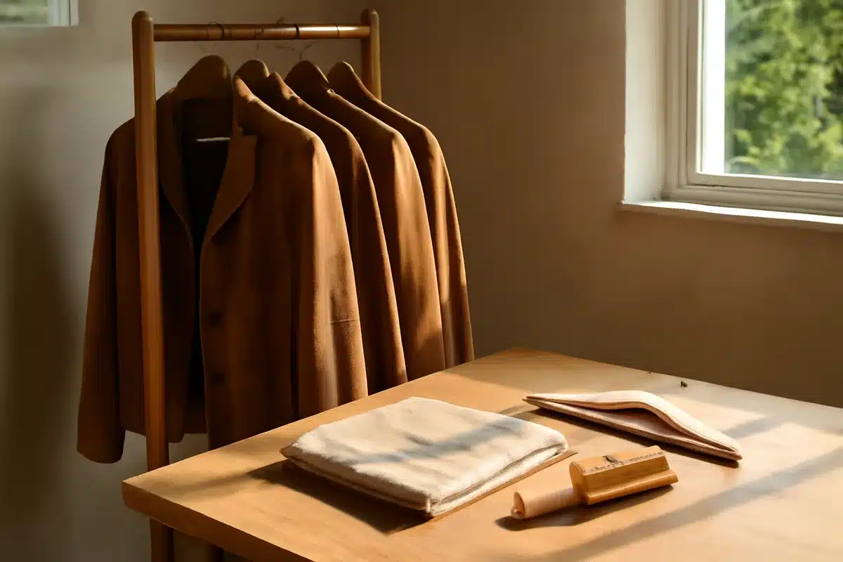 Guide d'entretien et de style pour votre veste en daim