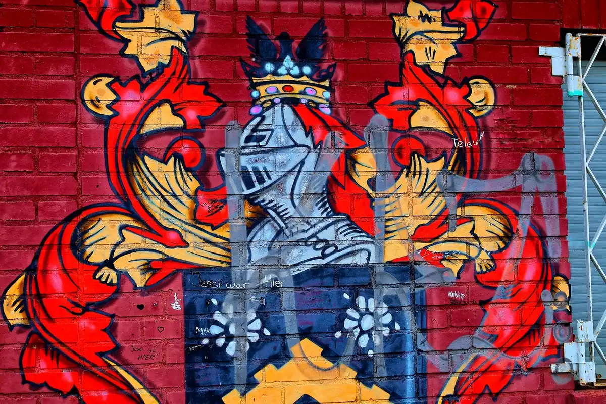 Ruette de Melbourne couverte de fresques et graffiti colorés